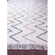 Tapis Kilim 100% laine, Fabrication artisanale Maroc