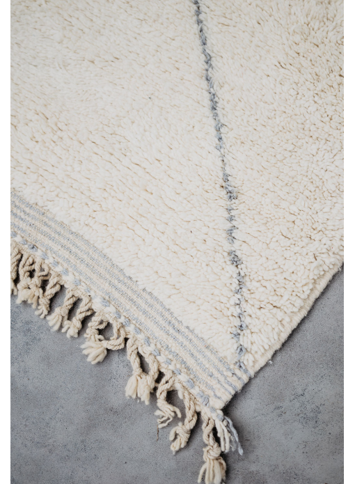 Beni Ouarain Tapis 100% laine, Fabrication artisanale Maroc.