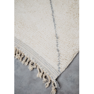 Beni Ouarain Tapis 100% laine, Fabrication artisanale Maroc.