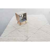 Beni Ouarain Tapis 100% laine, Fabrication artisanale Maroc.