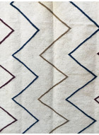 Tapis Kilim 100% laine, Fabrication artisanale Maroc