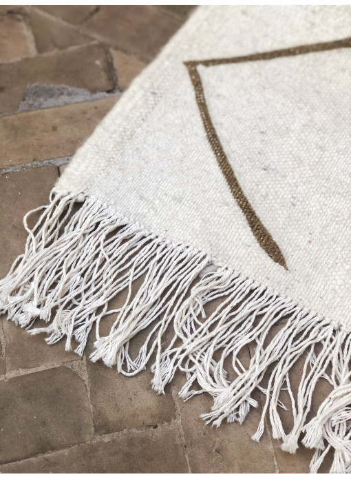 Kilim 100% laine, Fabrication artisanale Maroc