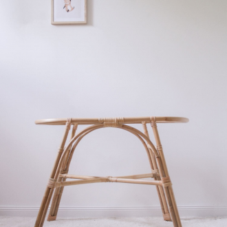 Pied de couffin en rotin, pour couffin 70x30cm