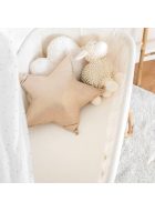 Berceau bébé en rotin naturel avec flèche de lit JUNE