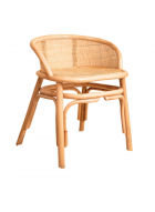 Chaise junior rotin et cannage - PALM
