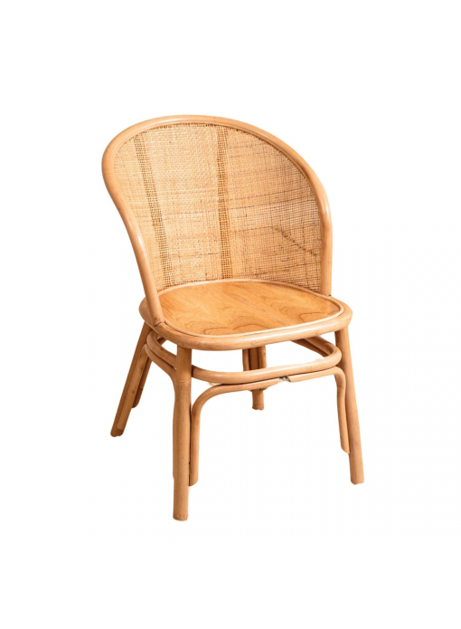 Fauteuil junior rotin et cannage naturel