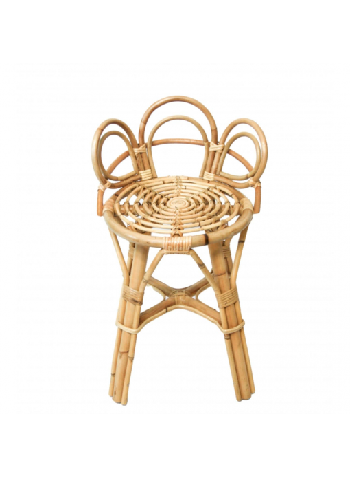 Tabouret enfant en rotin BALI