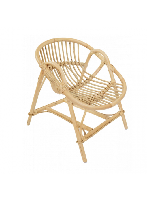 Fauteuil enfant en rotin naturel JAHE