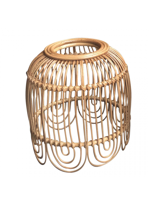 Suspension en rotin naturel 25cm JUNE, dimensions