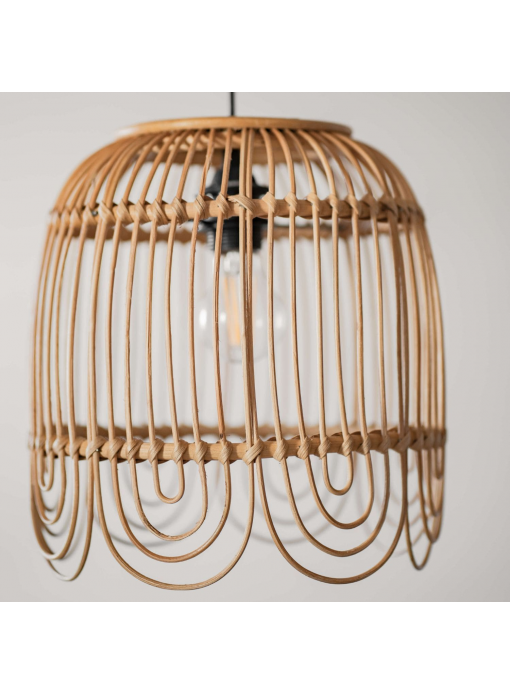 Suspension en rotin naturel de 25cm JUNE