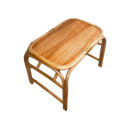 Table rectangulaire pour enfant en rotin naturel PALM