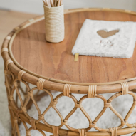 Table basse rotin naturel JUNE