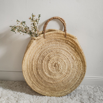 Grand Panier en palme 100% naturelle