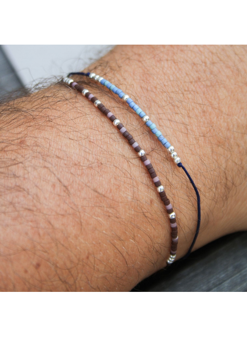 Bracelet message - Veux-tu être mon parrain? - Plaqué argent