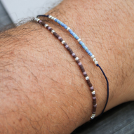 Bracelet message - Veux-tu être mon parrain? - Plaqué argent