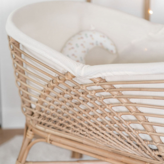 Habillage en gaze de coton pour Berceau Raja