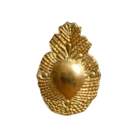 Ex-Voto laiton cœur inca