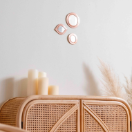 Set de 3 miroirs en laiton