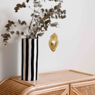 Ex-Voto laiton cœur duo