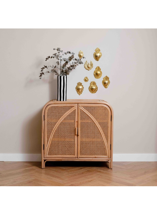 Ex-Voto laiton cœur pacha