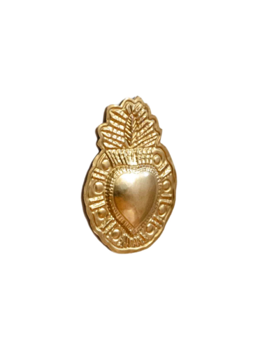 Ex-Voto laiton cœur pacha