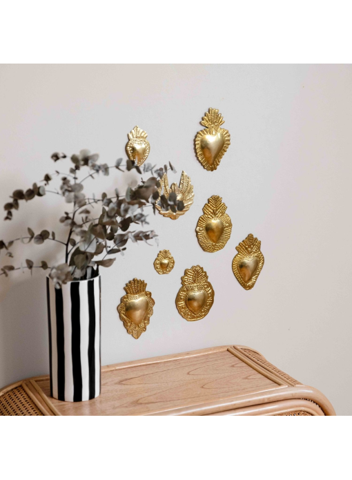 Ex-Voto laiton cœur pacha