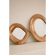 Set de 3 miroirs en Laiton