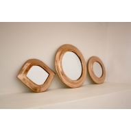 Set de 3 miroirs en Laiton