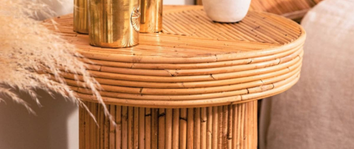 Mobilier reconditionné en rotin : un choix durable