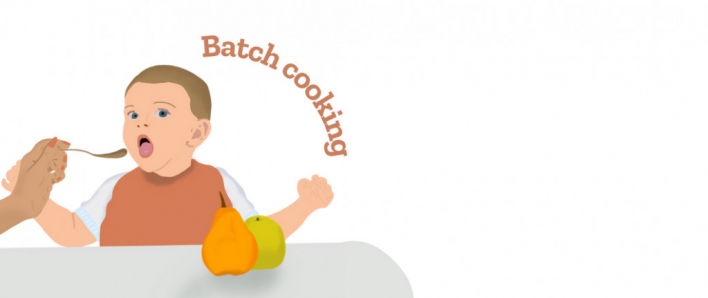 Batchcooking: une semaine de repas pour bébé en une fois!